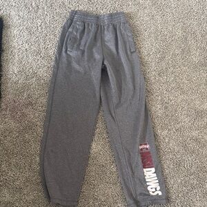 MSU (Mississippi State) Gray Sweatpants with Logo